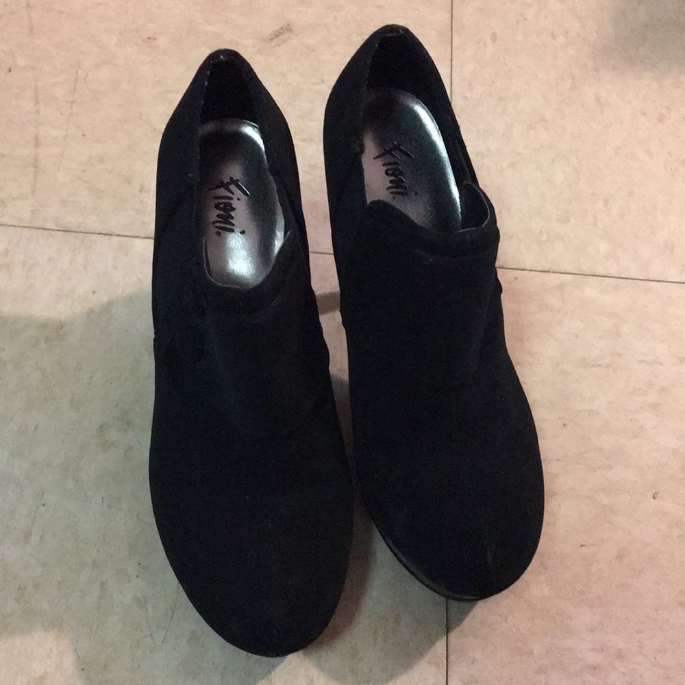 🌕Black heels Shoes